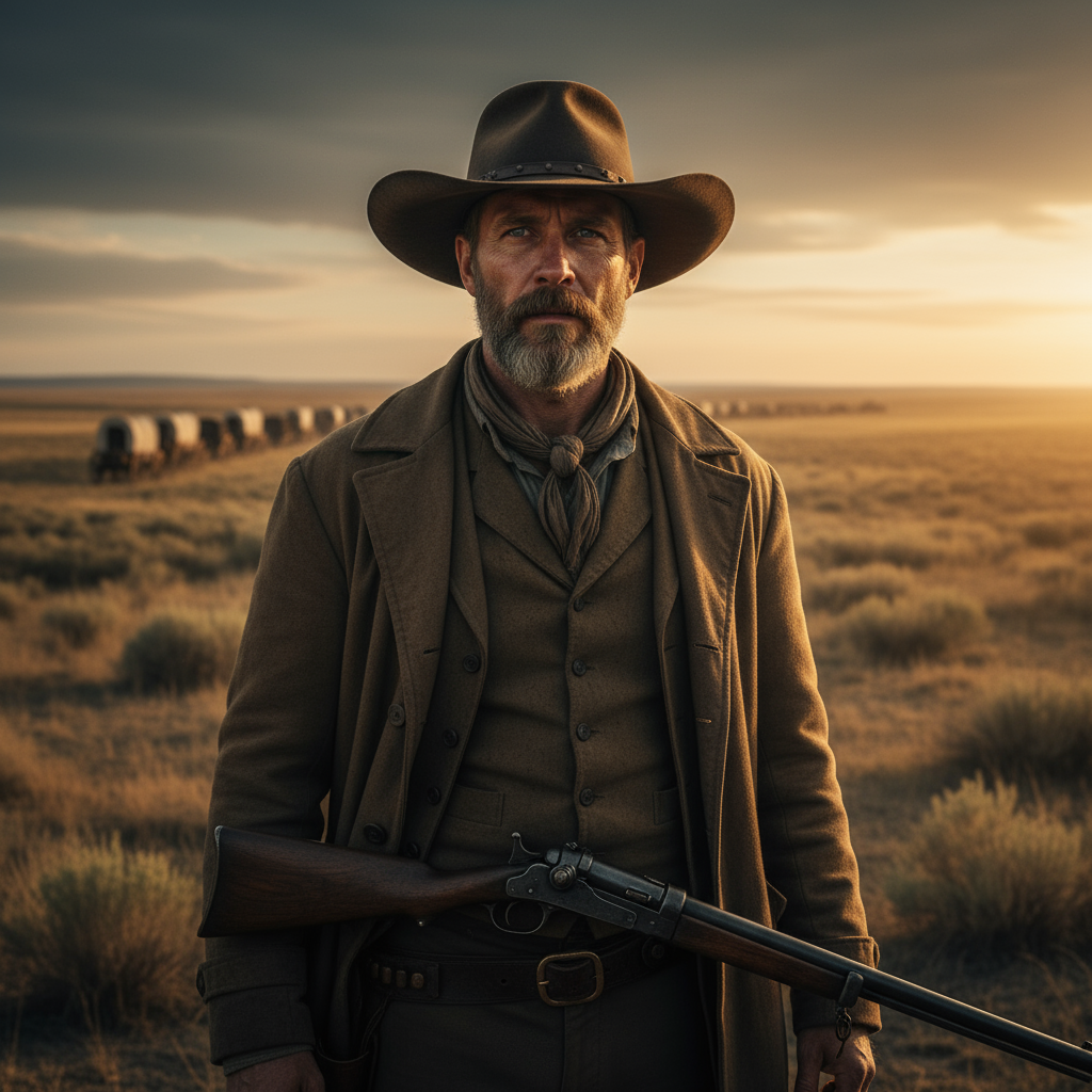 Сгенерировать фото или селфи в стиле сериала "1883"