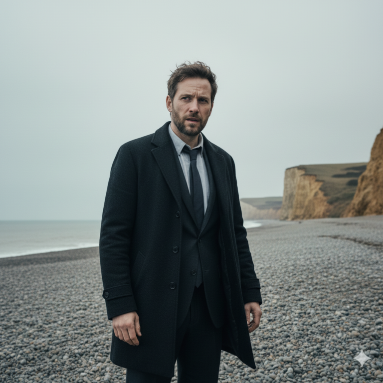 Сгенерировать фото или селфи в стиле сериала "Убийство на пляже"