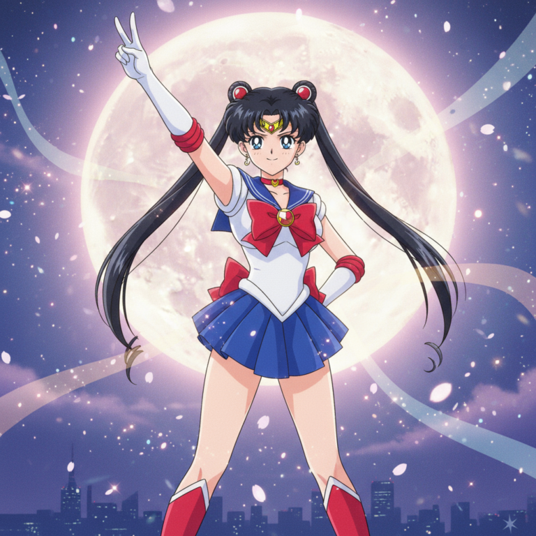 Сгенерировать фото или селфи в стиле персонажа "Сейлор Мун"