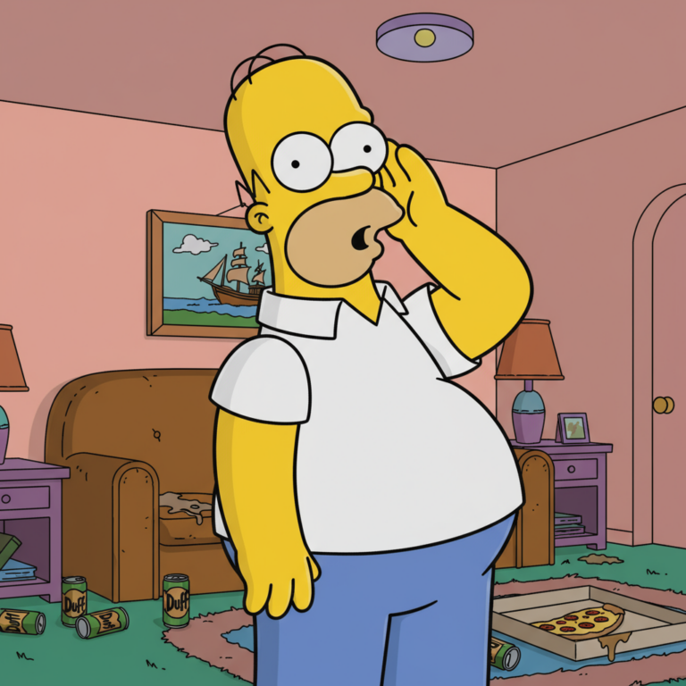 Сгенерировать фото или селфи в стиле персонажа "Симпсоны"