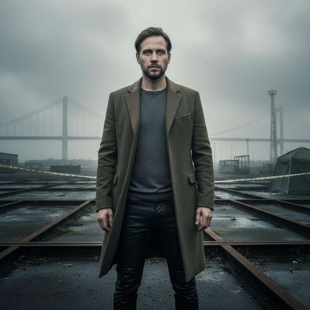 Сгенерировать фото или селфи в стиле сериала «Мост»