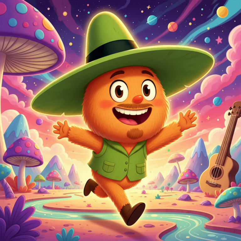 Сгенерировать фото или селфи в стиле персонажа "С приветом по планетам"