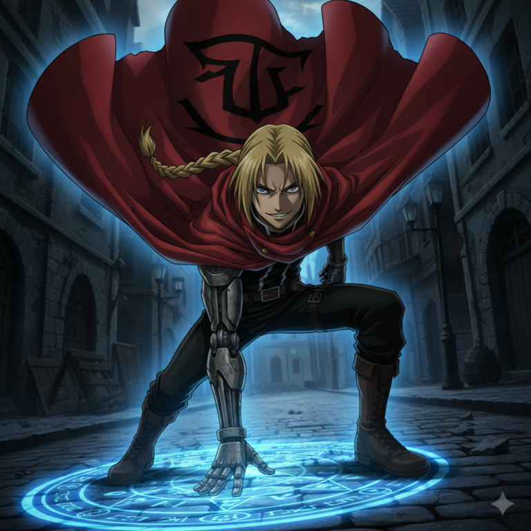 Сгенерировать фото или селфи в стиле персонажа "Стальной алхимик: Братство"