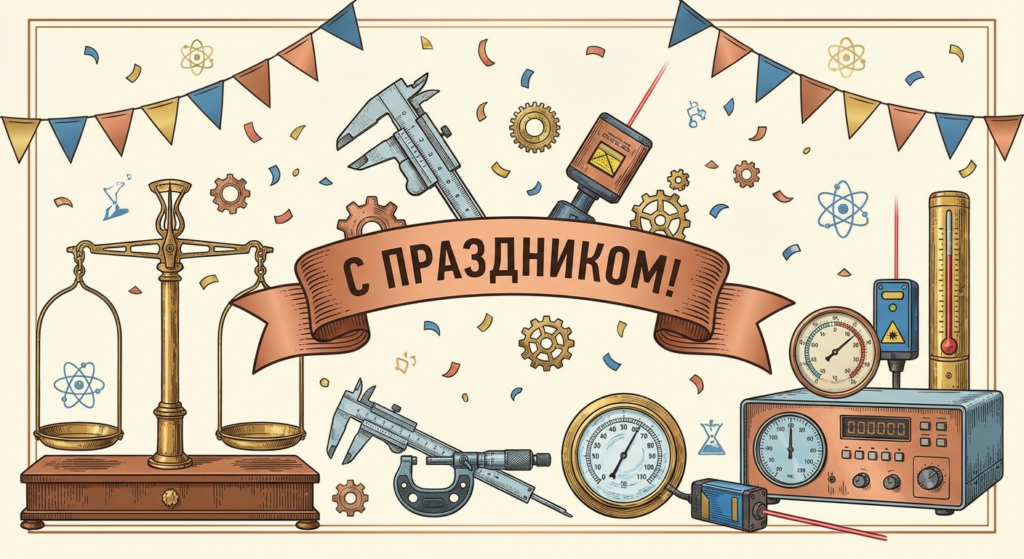 Создать открытку-картинку с поздравлением на Всемирный день метрологии с помощью нейросети
