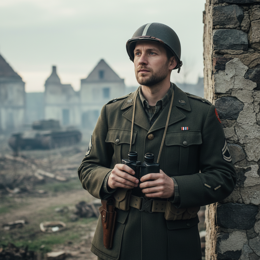 Сгенерировать фото или селфи в стиле сериала «Братья по оружию»