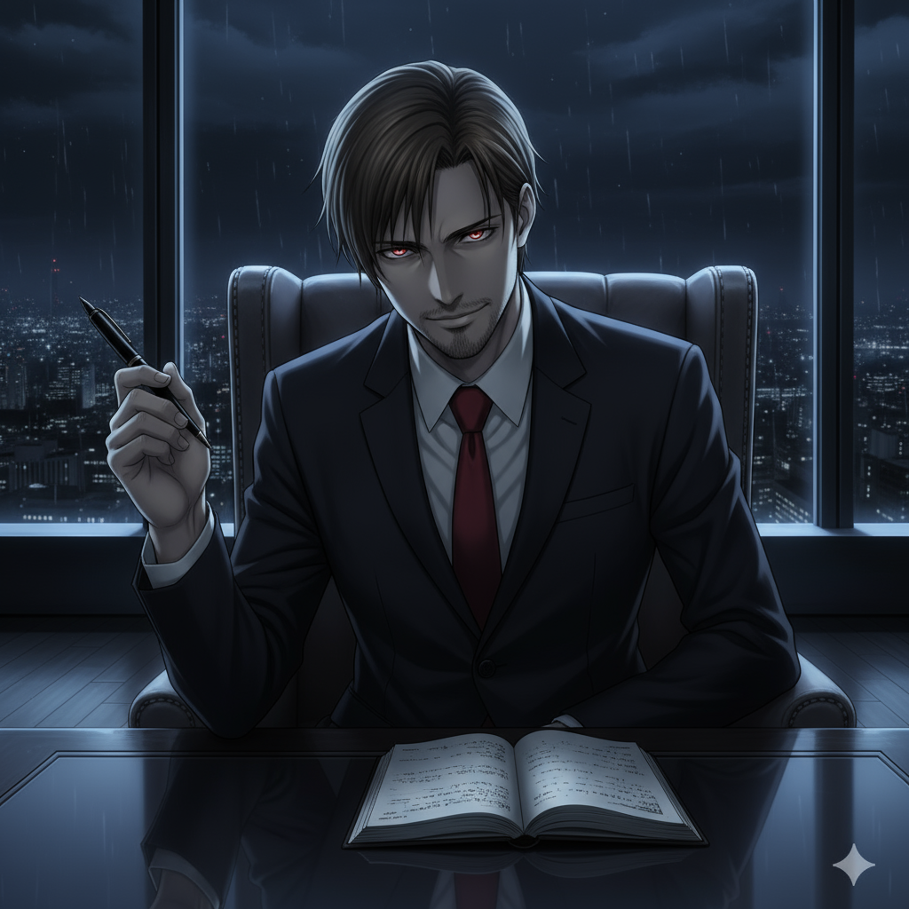 Сгенерировать фото или селфи в стиле персонажа "Тетрадь смерти"