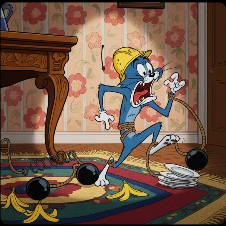 Сгенерировать фото или селфи в стиле персонажа "Том и Джерри"