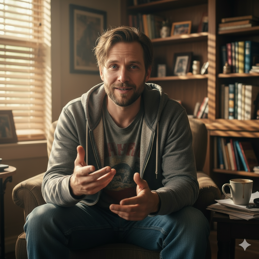 Сгенерировать фото или селфи в стиле сериала "Терапия"