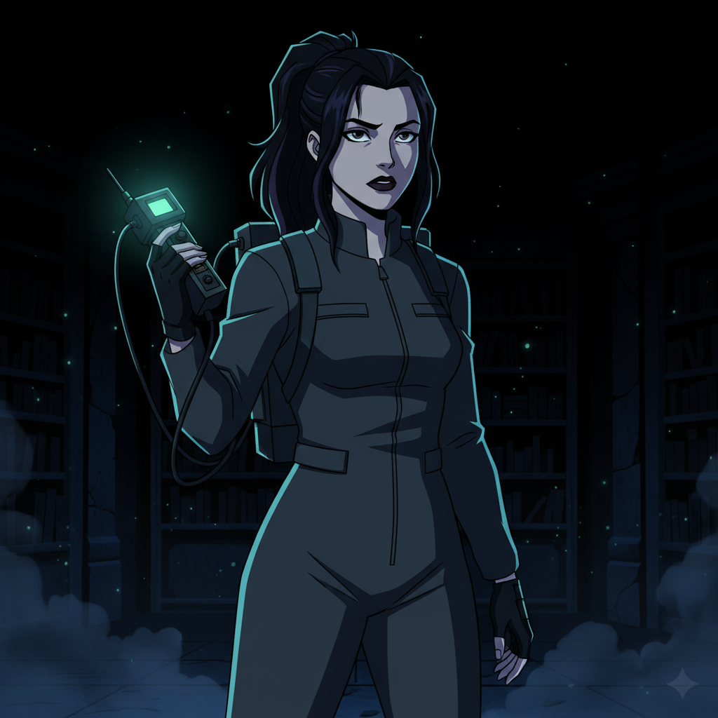 Сгенерировать фото или селфи в стиле персонажа «Экстремальные охотники за привидениями»