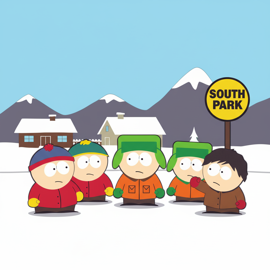 Сгенерировать фото или селфи в стиле персонажа «Южный Парк»