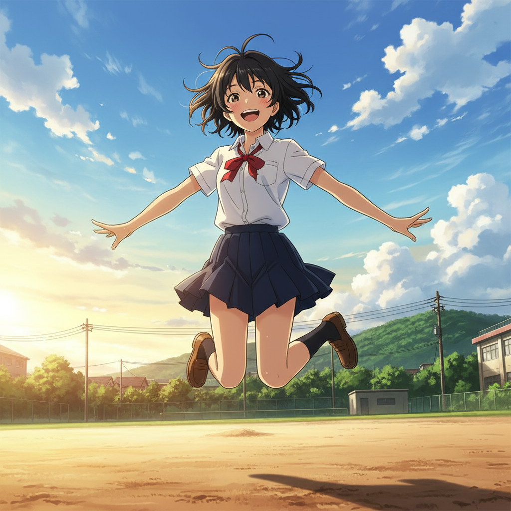 Сгенерировать фото или селфи в стиле персонажа «Девочка, покорившая время»