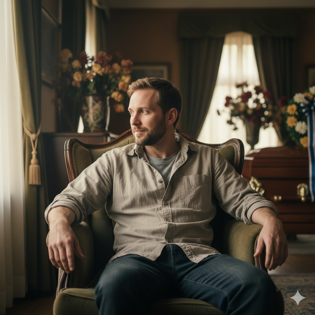 Сгенерировать фото или селфи в стиле сериала «Клиент всегда мертв»