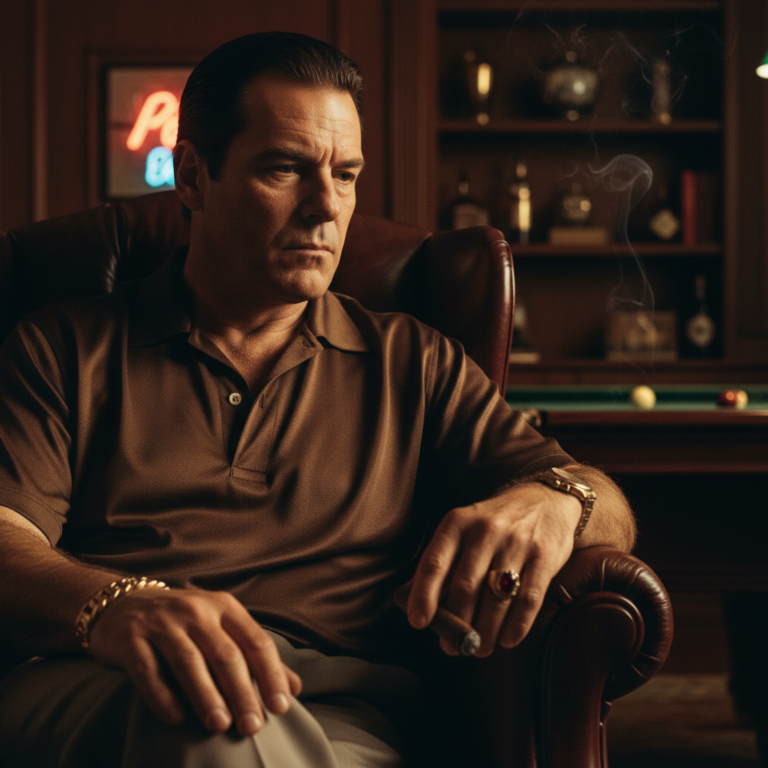 Сгенерировать фото или селфи в стиле сериала "Клан Сопрано"