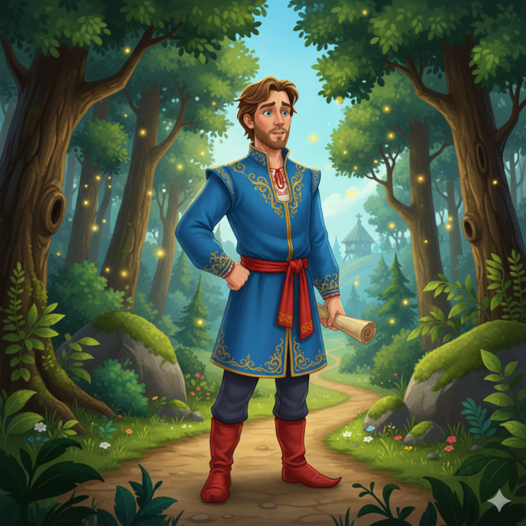 Сгенерировать фото или селфи в стиле персонажа "Иван Царевич и Серый Волк"