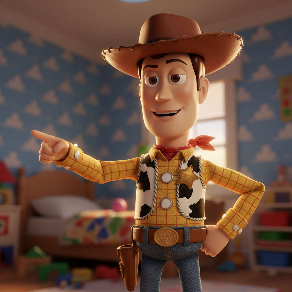 Сгенерировать фото или селфи в стиле персонажа "История игрушек"