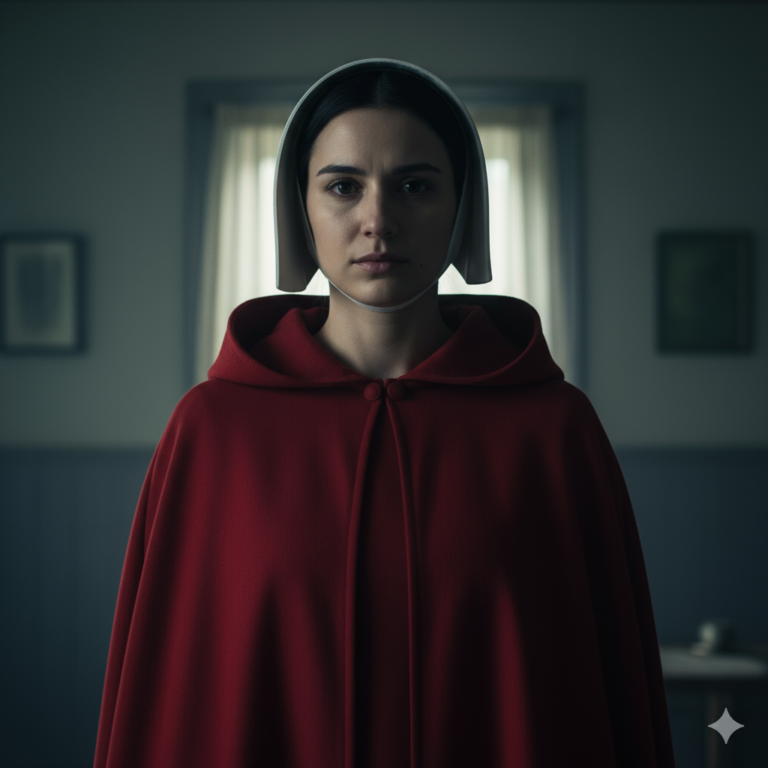 Сгенерировать фото или селфи в стиле сериала "Рассказ служанки"