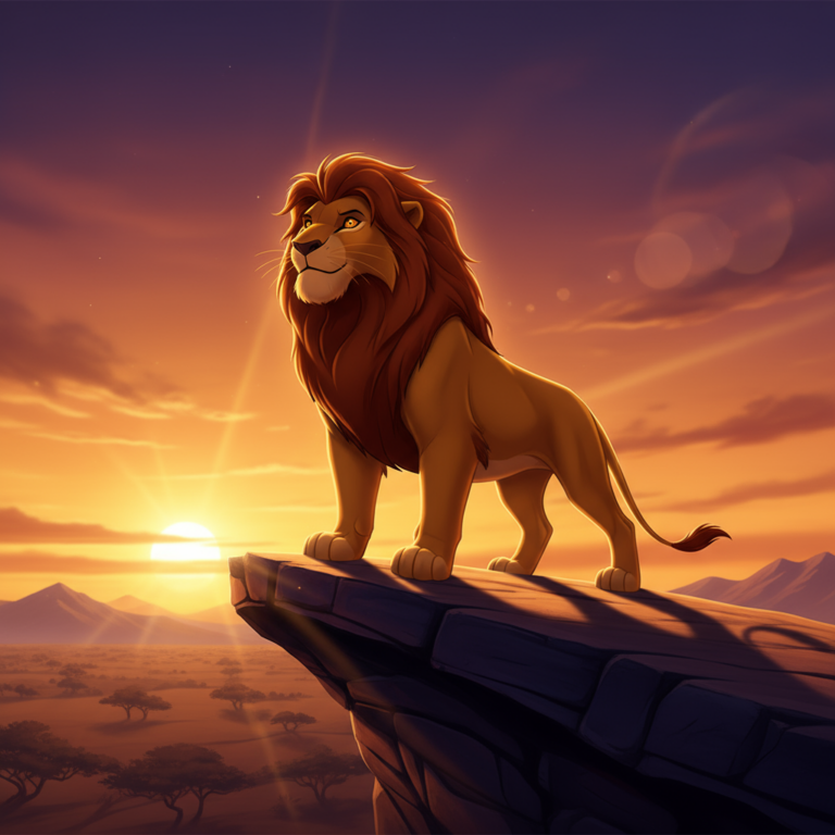 Сгенерировать фото или селфи в стиле персонажа "Король Лев"