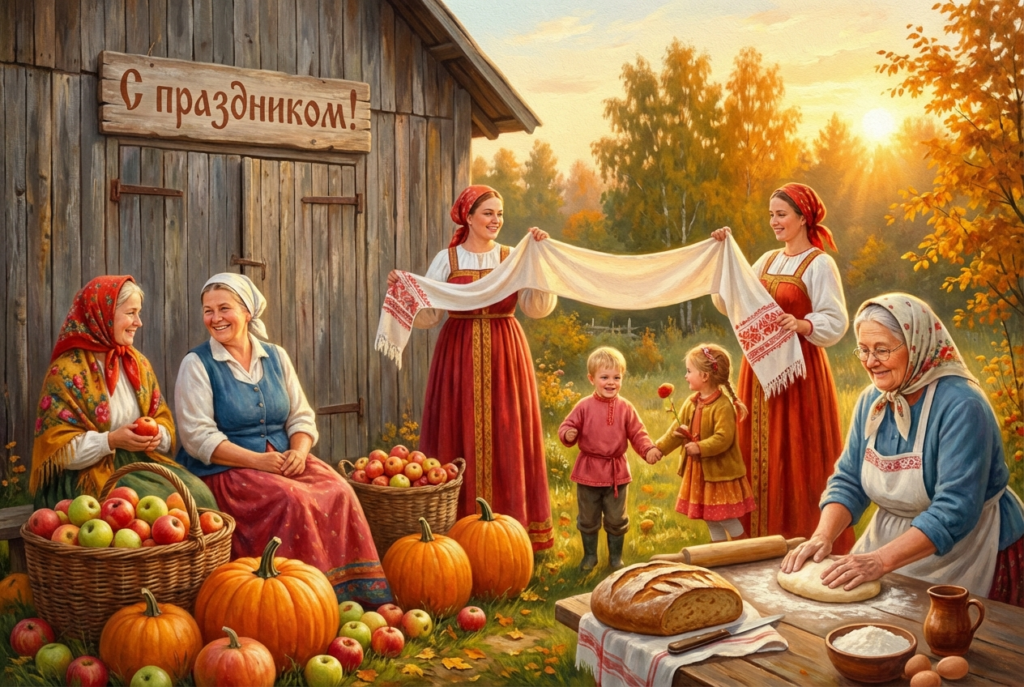 Создать открытку-картинку с поздравлением на Всемирный день сельских женщин с помощью нейросети