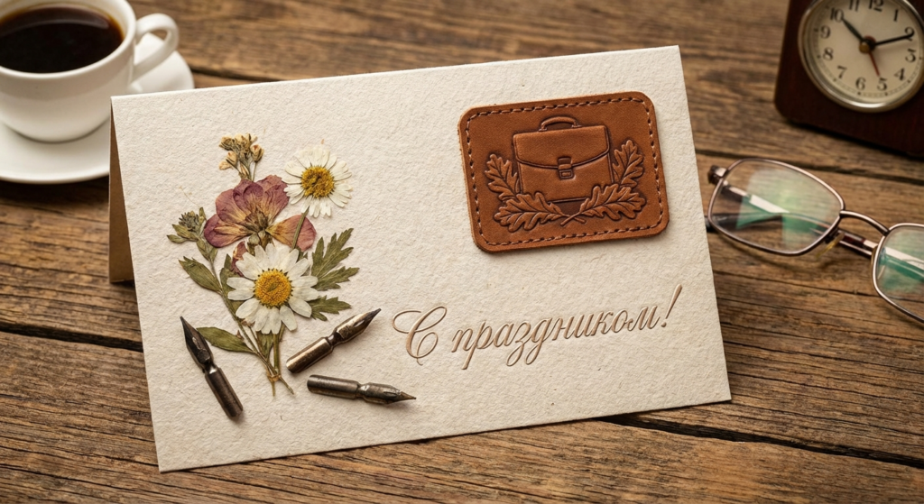 Создать открытку-картинку с поздравлением на День Шефа (День Босса) с помощью нейросети