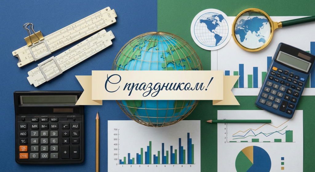 Создать открытку-картинку с поздравлением на Всемирный день статистики с помощью нейросети