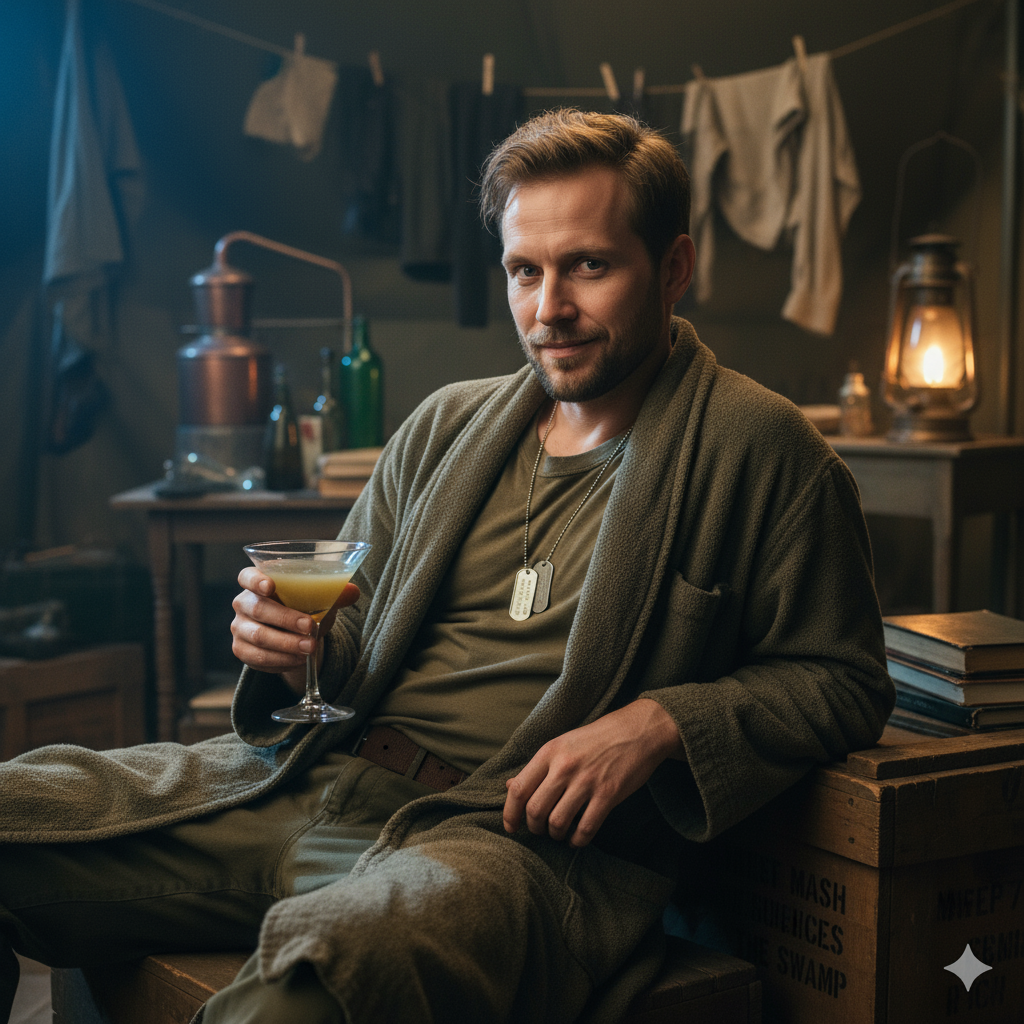 Сгенерировать фото или селфи в стиле сериала «МЭШ»