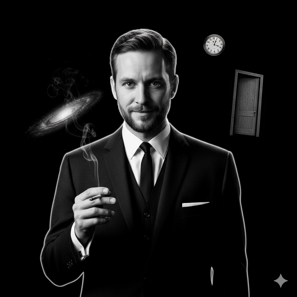 Сгенерировать фото или селфи в стиле сериала "Сумеречная зона"