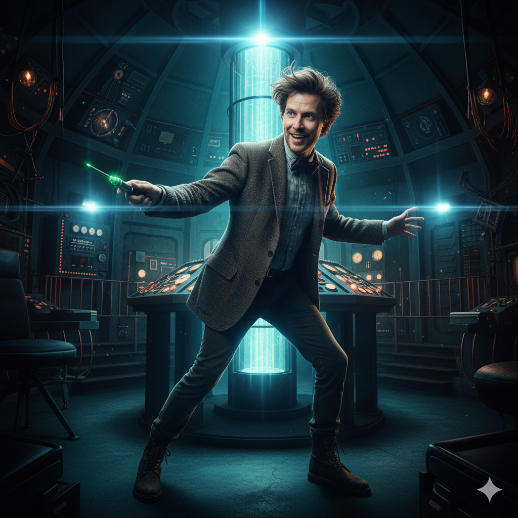 Сгенерировать фото или селфи в стиле сериала «Доктор Кто»