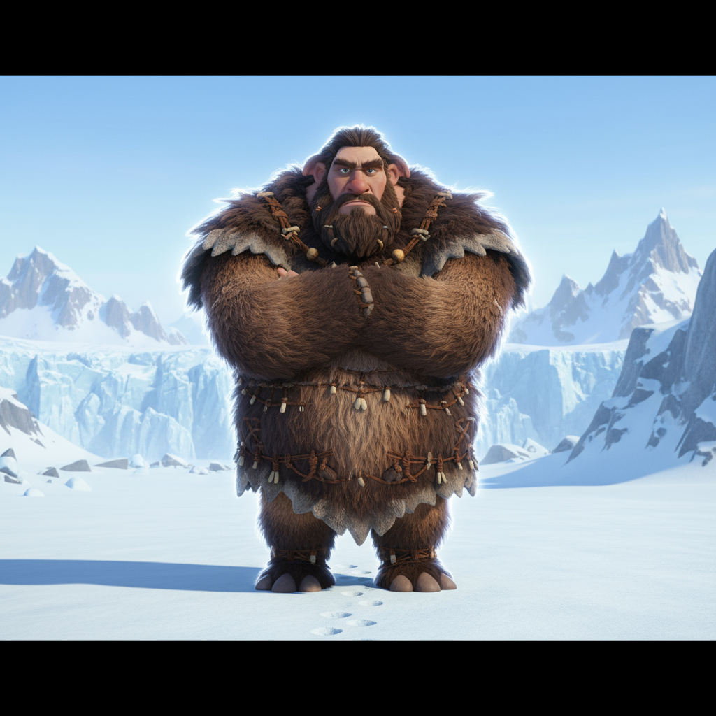 Сгенерировать фото или селфи в стиле персонажа "Ледниковый период"