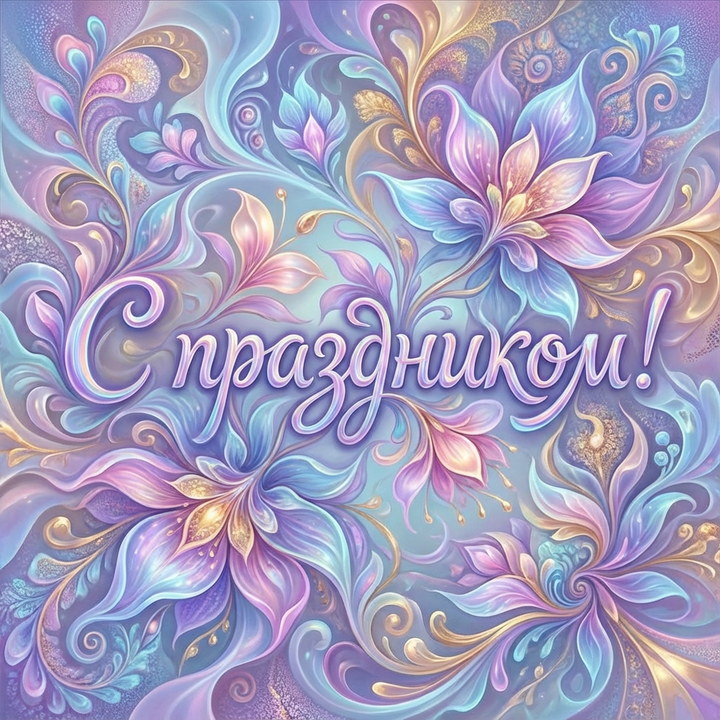 Создать открытку-картинку с поздравлением на День матери с помощью нейросети