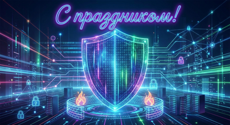 Создать открытку-картинку с поздравлением на Международный день защиты информации с помощью нейросети