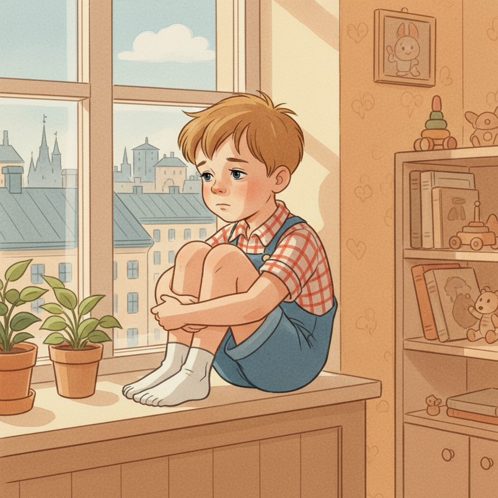 Сгенерировать фото или селфи в стиле персонажа «Малыш и Карлсон»