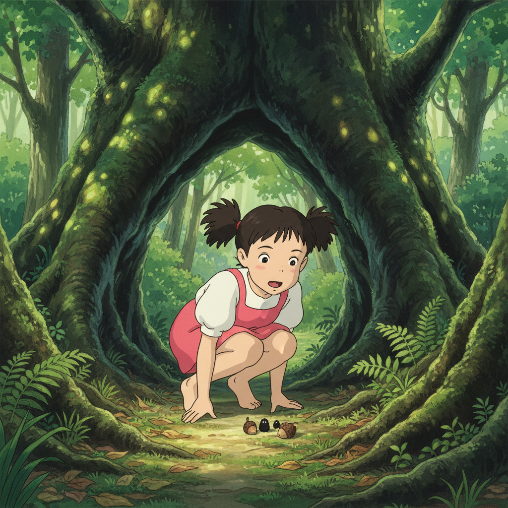 Сгенерировать фото или селфи в стиле персонажа «Мой сосед Тоторо»