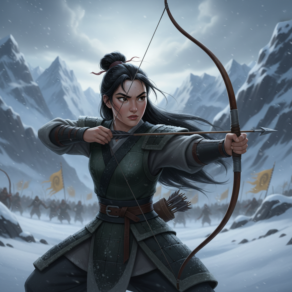 Сгенерировать фото или селфи в стиле персонажа «Мулан»