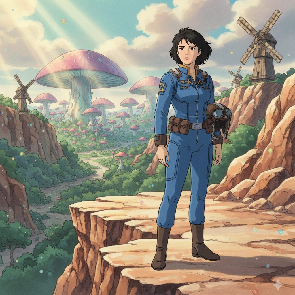 Сгенерировать фото или селфи в стиле персонажа «Навсикая из Долины ветров»