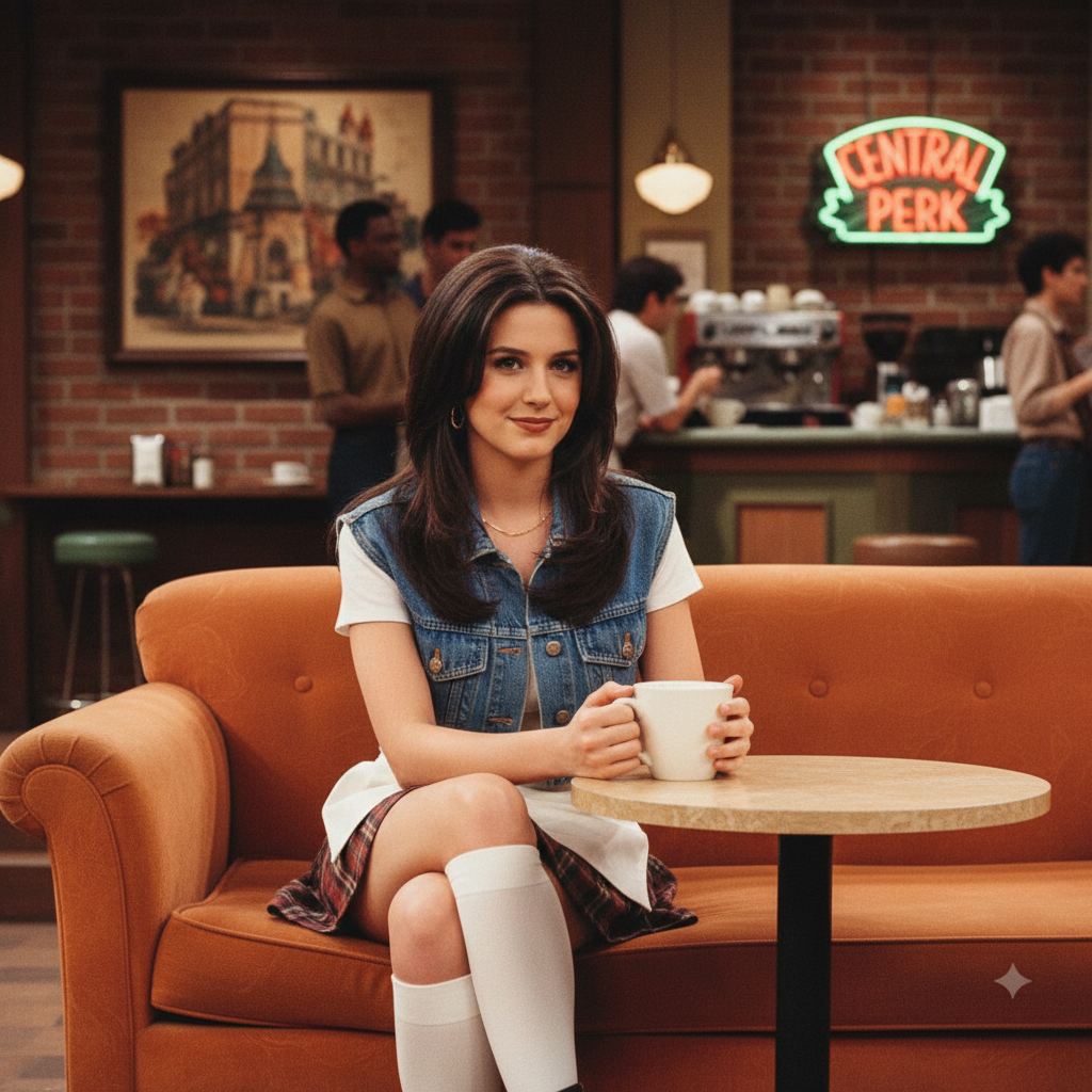 Сгенерировать фото или селфи в стиле сериала «Друзья»