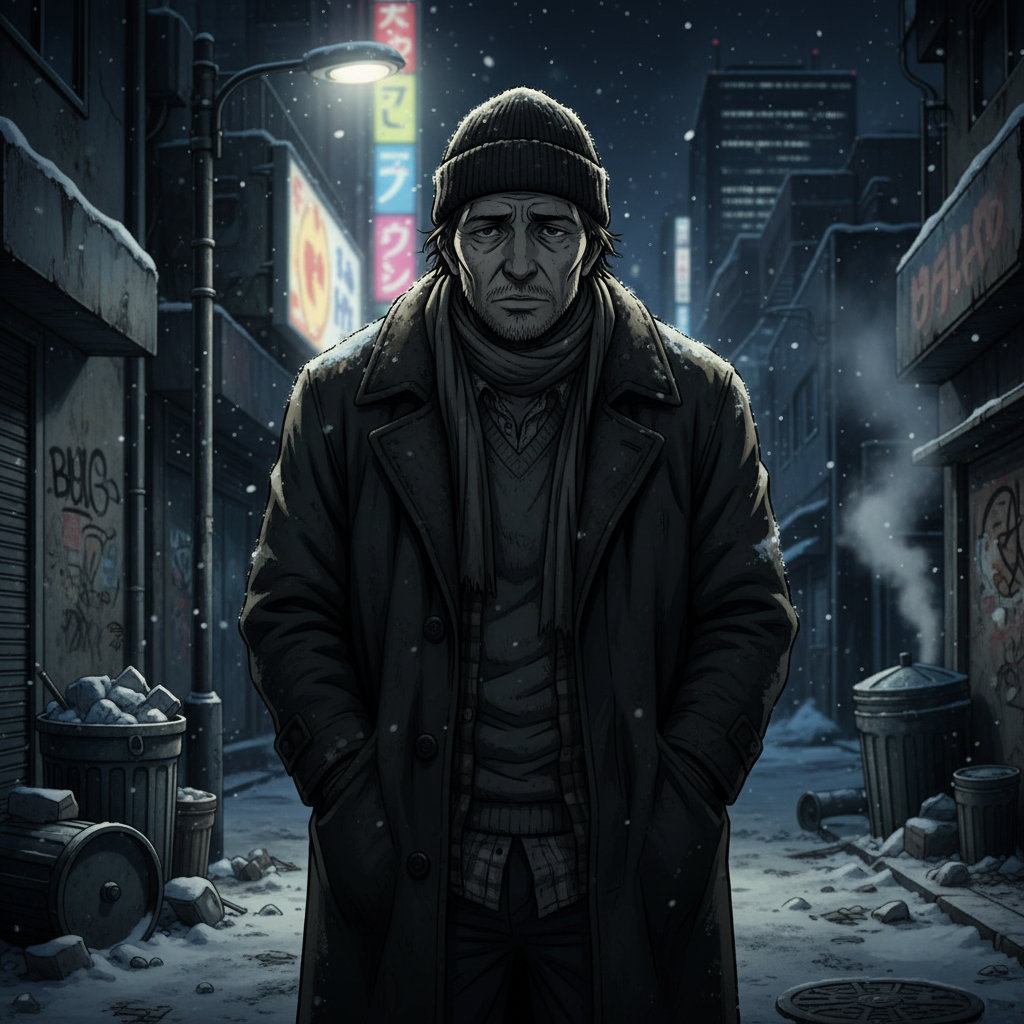 Сгенерировать фото или селфи в стиле персонажа "Однажды в Токио"