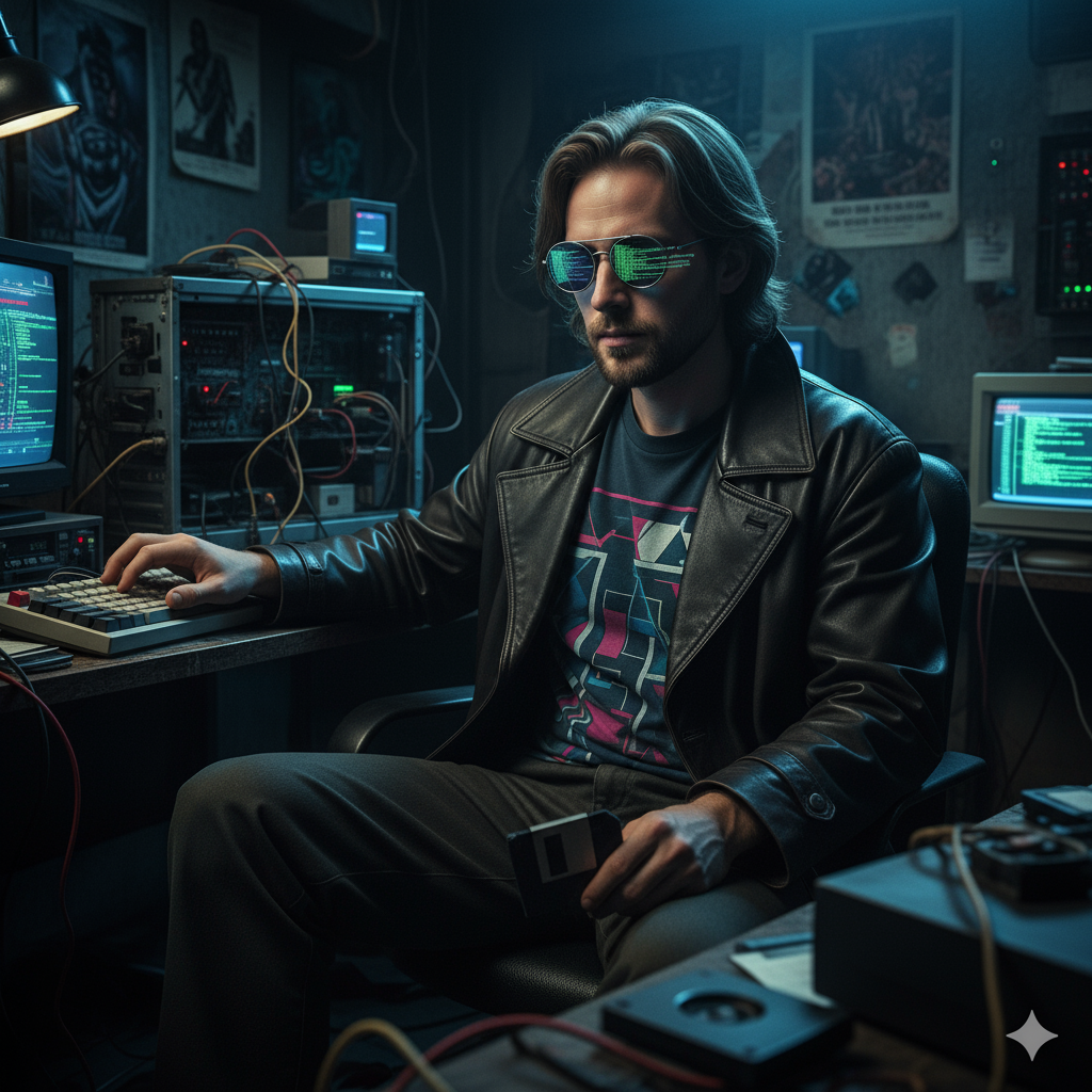 Сгенерировать фото или селфи в стиле сериала «Компьютерщики»