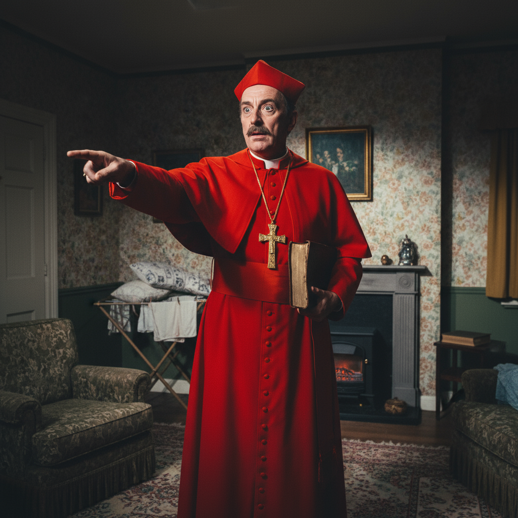 Сгенерировать фото или селфи в стиле сериала «Летающий цирк Монти Пайтона»