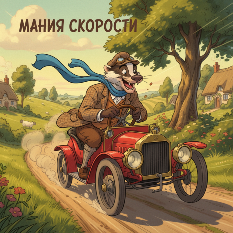 Сгенерировать фото или селфи в стиле персонажа "Приключения Икабода и мистера Тоада"