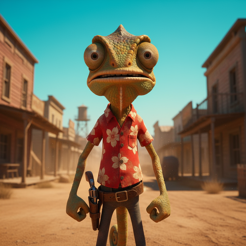 Сгенерировать фото или селфи в стиле персонажа «Ранго»