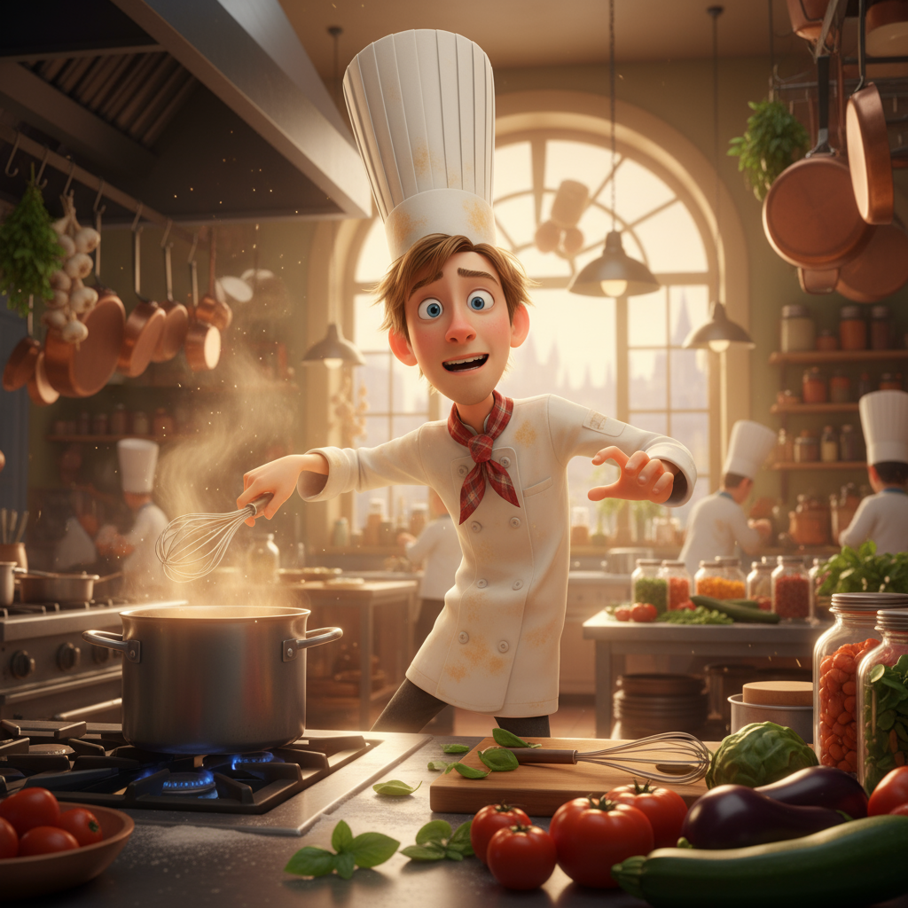 Сгенерировать фото или селфи в стиле персонажа «Рататуй»