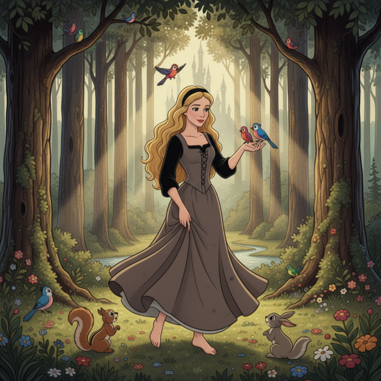 Сгенерировать фото или селфи в стиле персонажа "Спящая красавица"