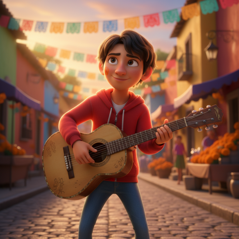 Сгенерировать фото или селфи в стиле персонажа "Тайна Коко"