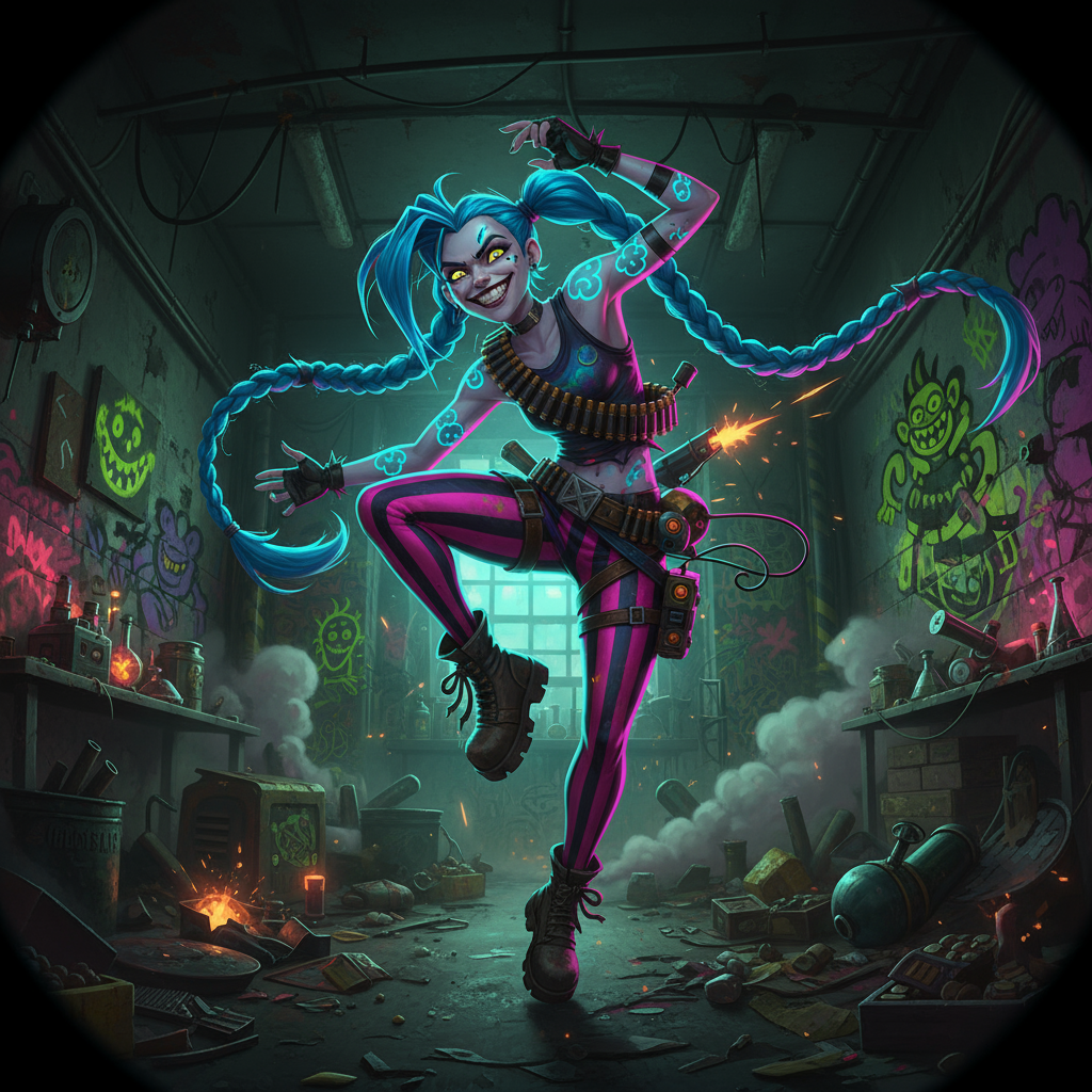 Сгенерировать фото или селфи в стиле сериала «Аркейн»