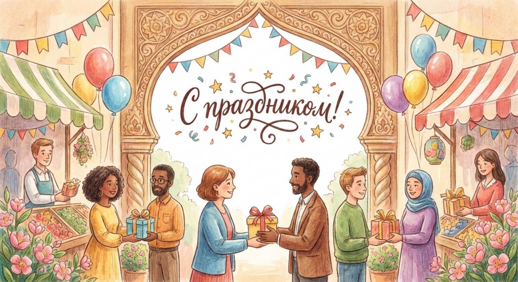 Создать открытку-картинку с поздравлением на Международный день клиента с помощью нейросети