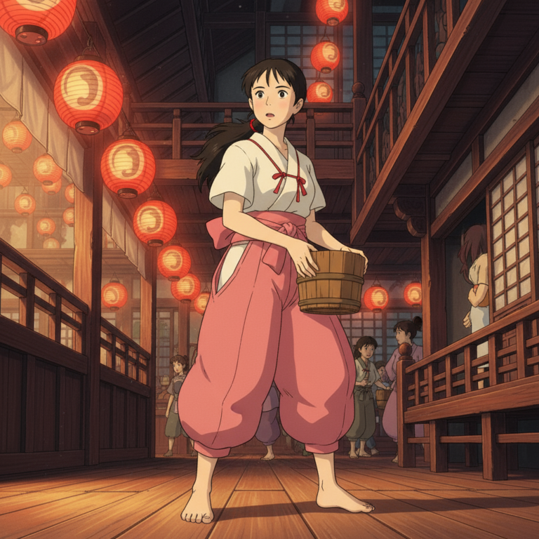 Сгенерировать фото или селфи в стиле персонажа "Унесённые призраками"