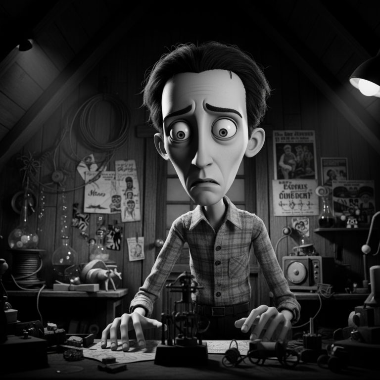 Сгенерировать фото или селфи в стиле персонажа "Франкенвини"