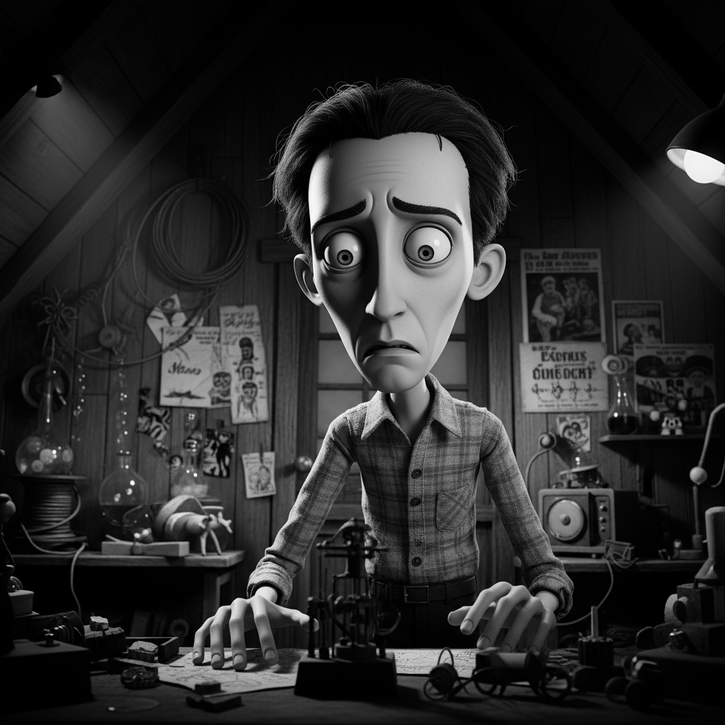 Сгенерировать фото или селфи в стиле персонажа «Франкенвини»