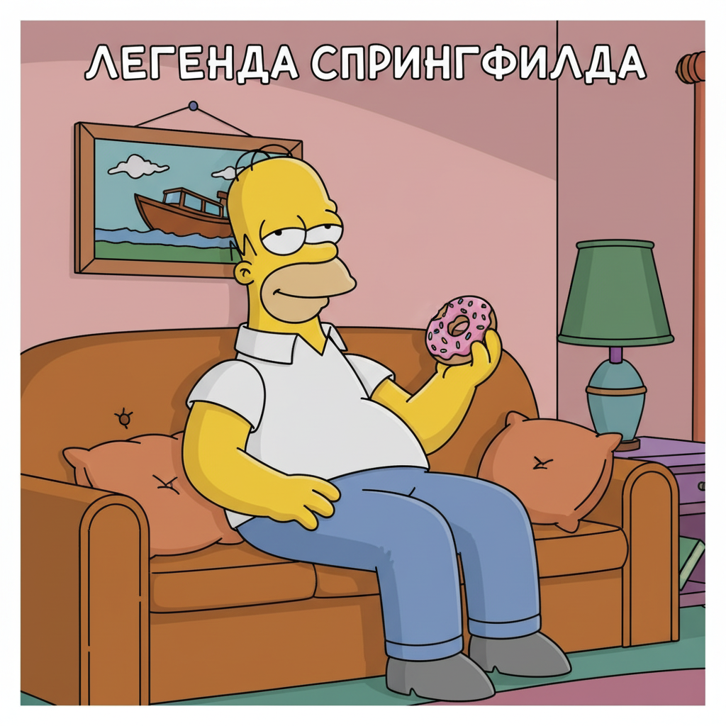 Сгенерировать фото или селфи в стиле сериала "Симпсоны"