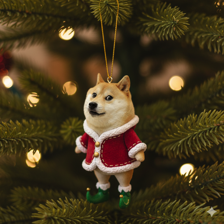 Сделать ёлочную игрушку из фото с помощью нейросетей